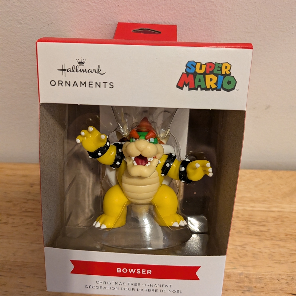 Hallmark Bowser Ornament with Yellow and Black